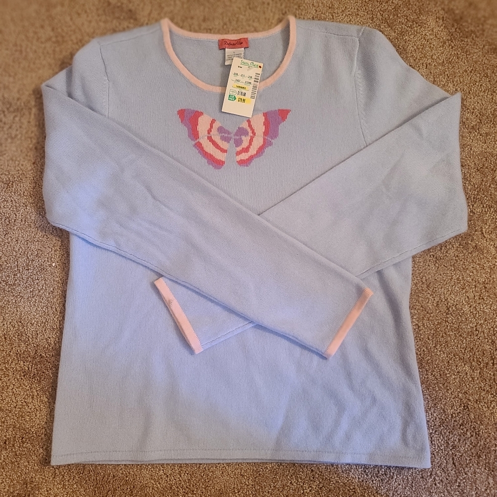 Cashmere long sleeve top